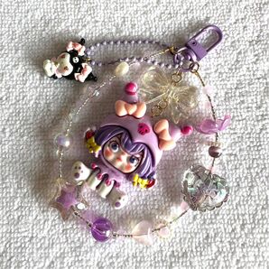 【新作】期間限定価格 SP コラボなキーチェーン キーホルダー むらさき