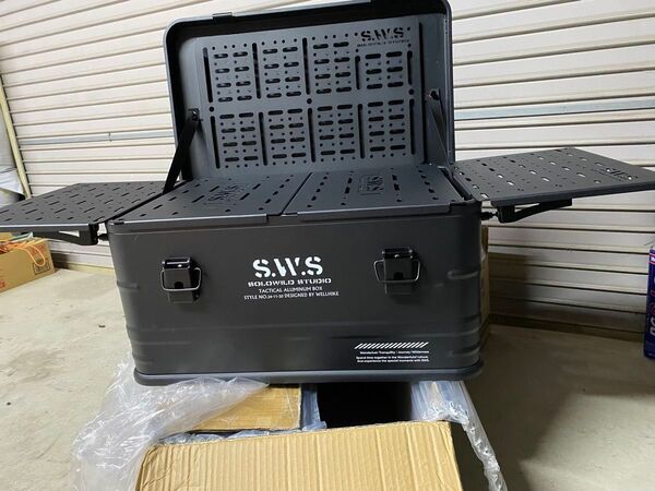 本日限定価格! 1点のみ早い者勝ちで 訳あり タクティカル アルミコンテナ