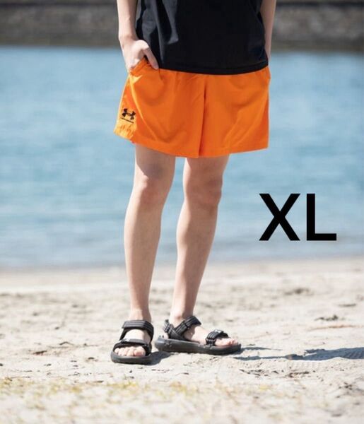 UNDER ARMOUR アンダーアーマー パンツ UAウーブン ボレーショーツ レッド