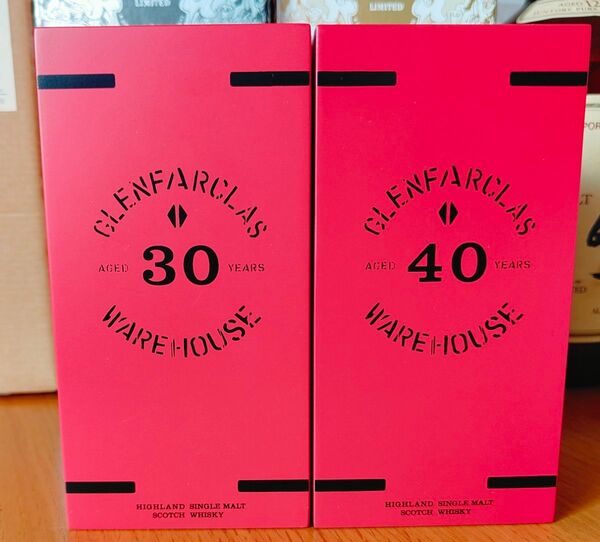 【超希少】グレンファークラス 30年 40年 ミニチュア50ml2本セット ウイスキー