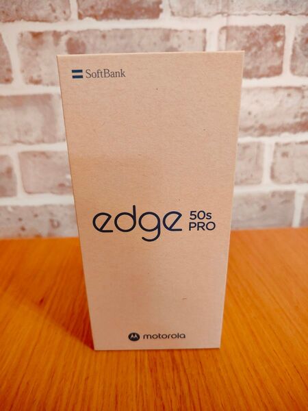 ソフトバンク Motorola edge 50s pro 256GB,Snapdragon 7 Gen 3、シムフリー、新品未使用