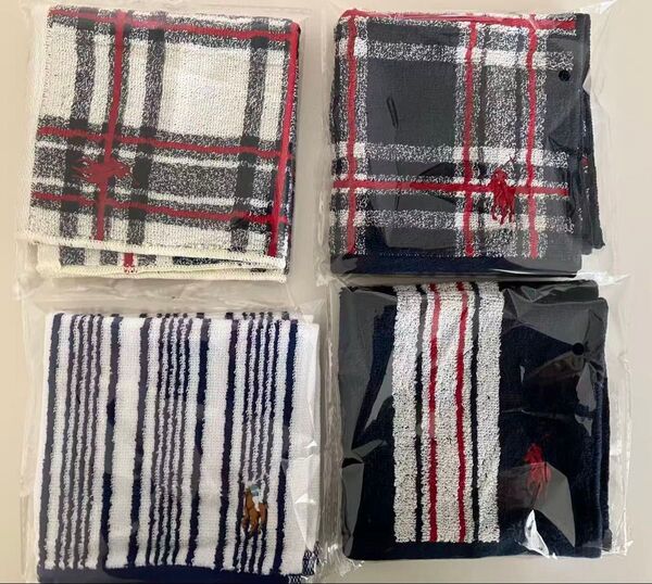 ラルフローレン タオルハンカチ4枚セット ハンドタオル RALPH LAUREN