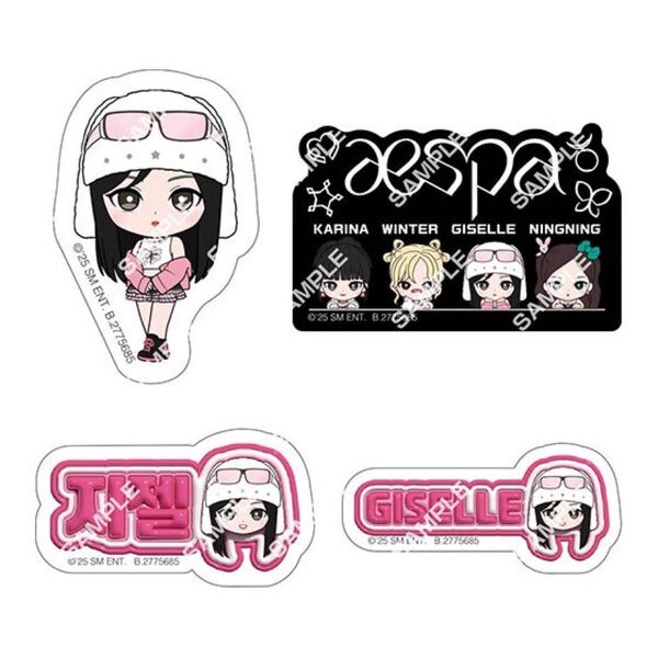 aespa ジゼル フレークシール