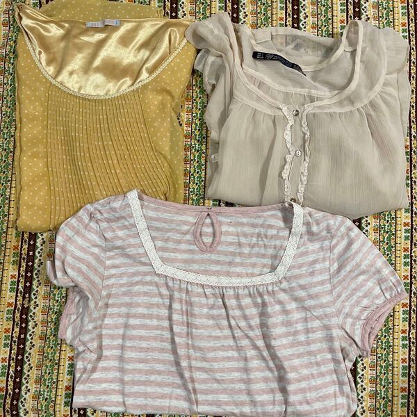 レディース服 夏物 3点まとめ売り ZARA ELLE PLANETE