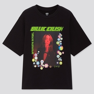 【即決あり】【Lサイズ】ビリー・アイリッシュ × 村上隆 Tシャツ 09ブラック BILLIE EILISH × TAKASHI MURAKAMI × UT オンライン先行