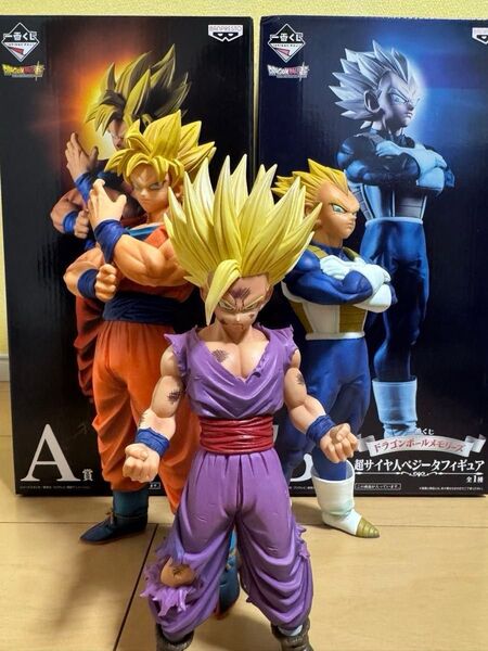 ドラゴンボール フィギュア 一番くじ 孫悟空 ベジータ メモリーズ MSP 孫悟飯