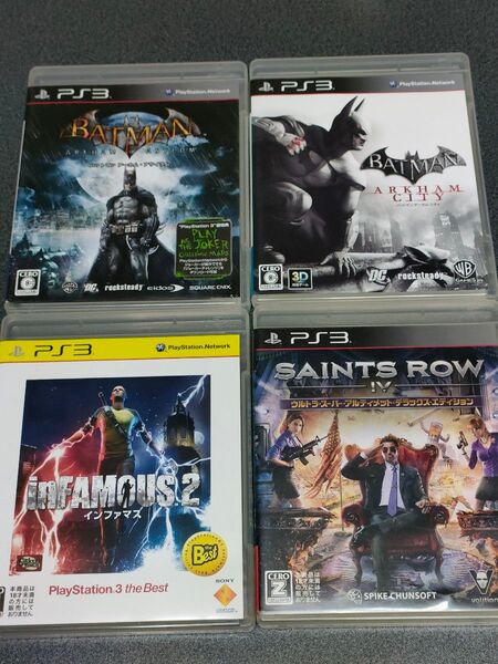 バットマン2本 インファマス2 セインツロウ4 PS3 セット