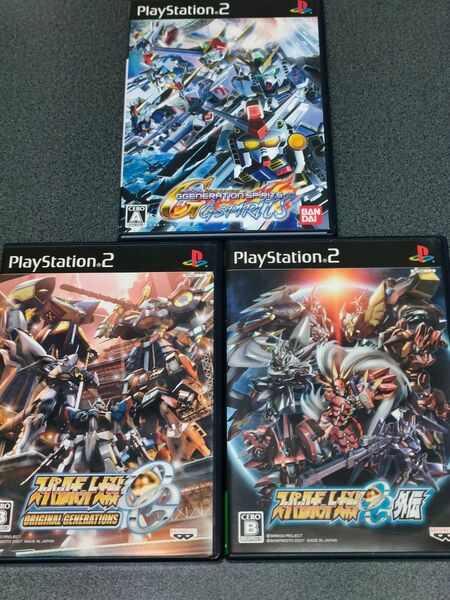 スーパーロボット大戦 OG OG外伝 Gジェネレーションスピリッツ 3本セット PS2