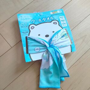 新品 すみっコぐらし クールタオル タオル 水 ひんやり 大判
