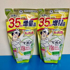 Biore ビオレu 泡で出てくるボディウォッシュ 2個セット レフィル 詰め替え 詰替 ボディソープ 花王 kao