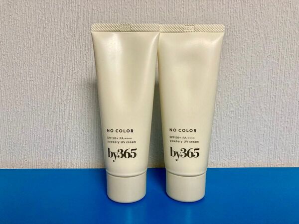 by365 パウダリーUVクリーム 60g 無色タイプ 日焼け止め 2本セット ナリス化粧品