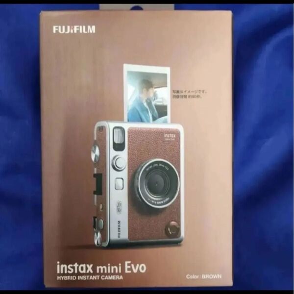 新品 FUJI instax mini Evo チェキ TypeC ブラウン 2台