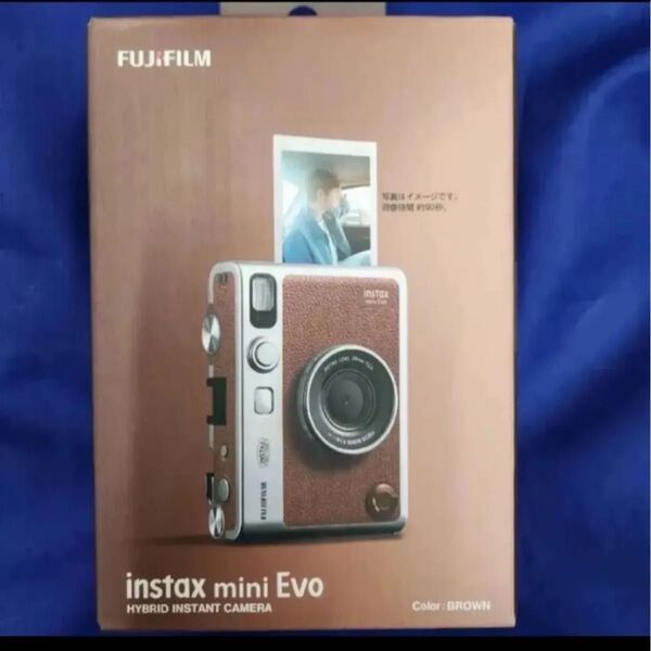 かなやわ様 新品 FUJI instax mini Evo チェキ TypeC ブラウン 2台