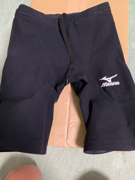 Mizuno 競泳水着 2XS ハーフスパッツ ブラック