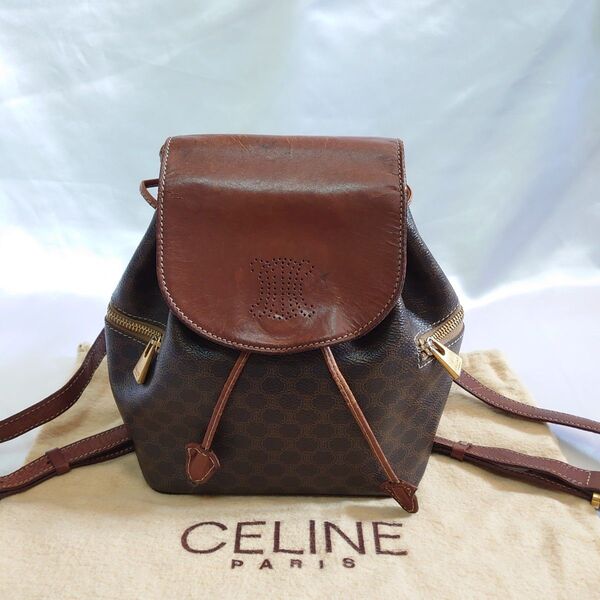 CELINE マカダム柄 ミニバックパック