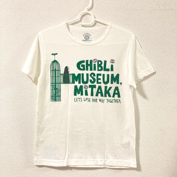 三鷹の森ジブリ美術館 tシャツ Sサイズ 白系