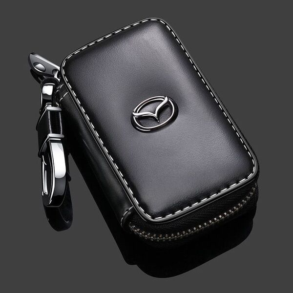 マツダ MAZDAキーケース レザー 革 キーカバー 高級 オシャレ1