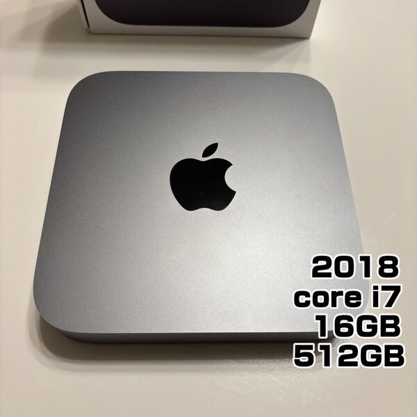 Macmini 2018 intel i7/SSD 512GB /RAM 16GB 極美品