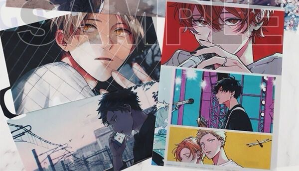 ギヴン展 クリアファイル 柊 玄純 キービジュアル 3点 まとめ売り