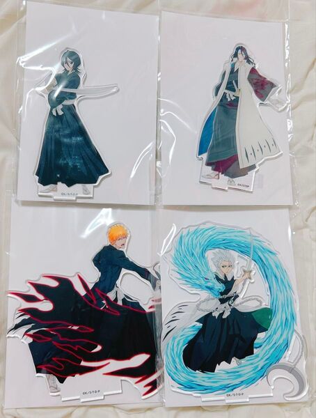 BLEACH 千年血戦篇 アクリルスタンド 朽木白哉 朽木ルキア 黒崎一護 日番谷冬獅郎