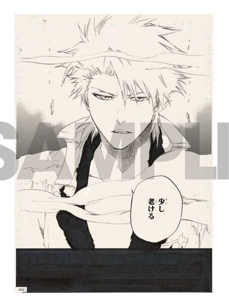 BLEACH EX. FINAL 20周年記念原画展 複製原稿 日番谷冬獅郎 限定品