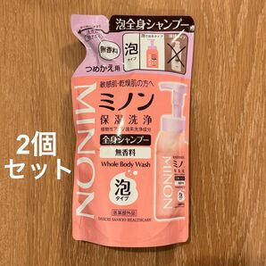 新品未開封 ミノン 全身シャンプー 400ml 詰め替え