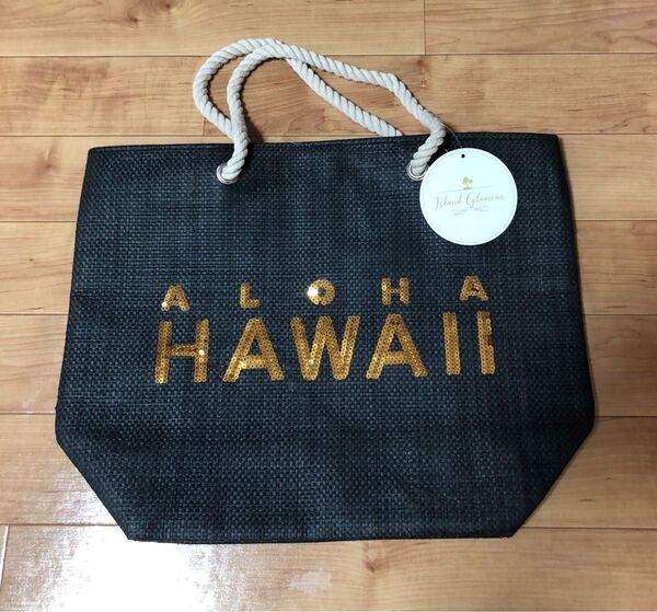500円引きクーポンあり 最終値下げ ハワイにて購入 ハワイ限定 トートバッグ Hawaiiロゴ入り 限定品