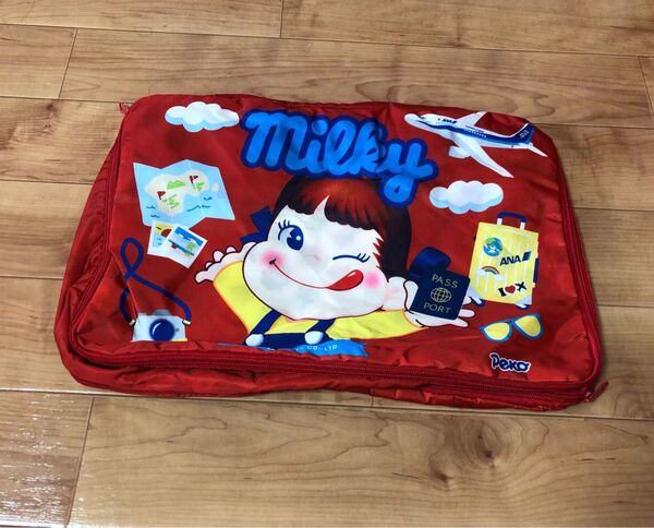 6月1日出品削除します ペコちゃん PEKO for ANA オーガナイザーケース(圧縮)旅行用マルチバッグ