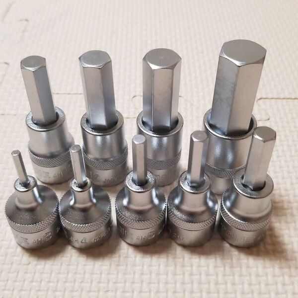 TONE トネ 1/2 12.7 ヘキサゴンソケットセット 9点セット 未使用