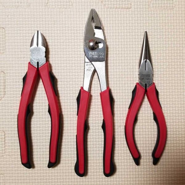 TONE トネ ニッパー ラジオペンチ プライヤー 工具 3点セット 未使用