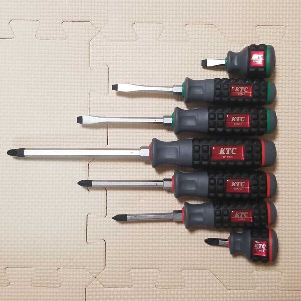 KTC 貫通ドライバー ドライバー 工具 7点セット 未使用