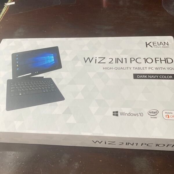 新品KEIAN Wiz 2IN1 PC 10 FHD タブレットPC ダークネイビー 未使用