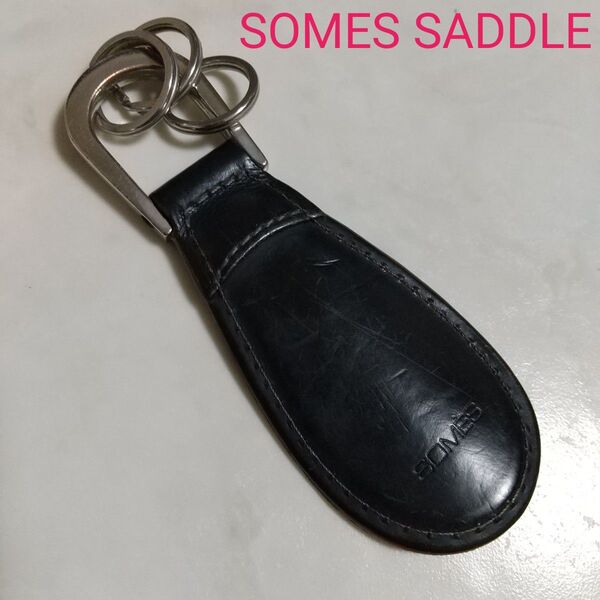 SOMES SADDLE ソメスサドル ハノーバー コードバン靴べらキーホルダー
