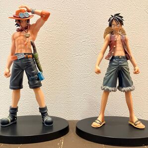 ワンピース フィギュア 2体セット エース ルフィ