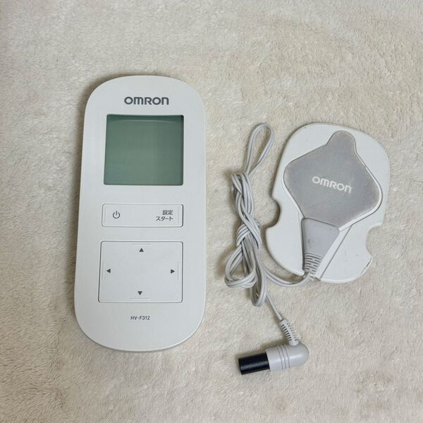 OMRON 低周波治療器 HV-F312 ホワイト