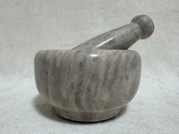 すり鉢 12cm 大理石 乳鉢 乳棒 セット