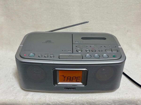SONY CDラジオカセットレコーダー CFD-E500TV シルバー 訳あり