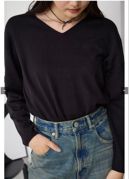 AZUL by moussy ニットトップス