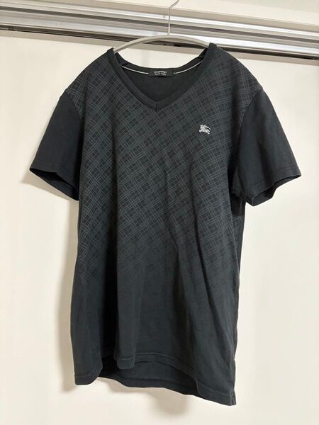 バーバリーブラックレーベル チェック柄 Tシャツ