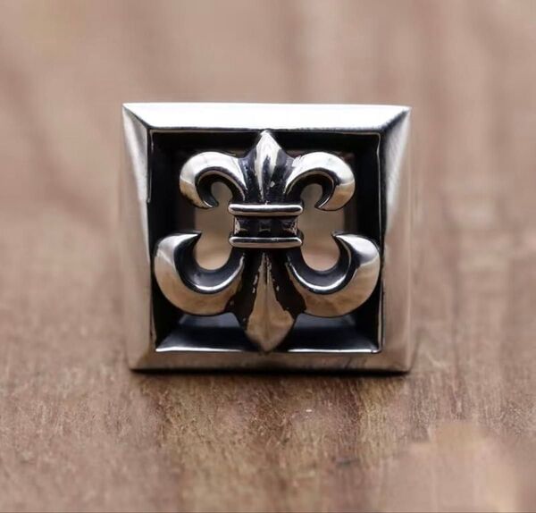 ☆新品☆ 2種類 指輪 リング シルバー925 silver フレア クロス 刻印