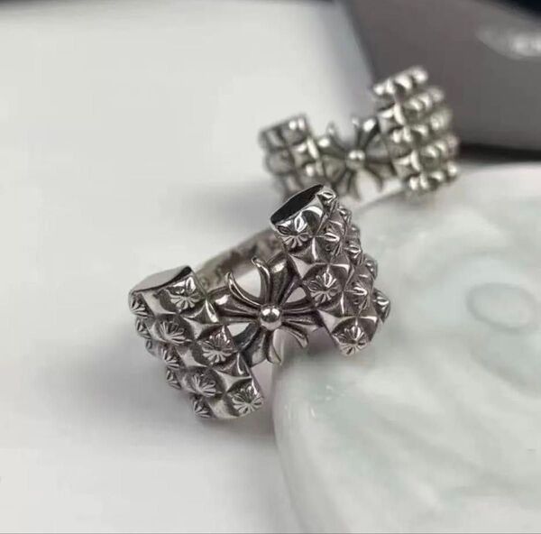 ☆新品☆ 指輪 リング シルバー925 silver クロス 刻印