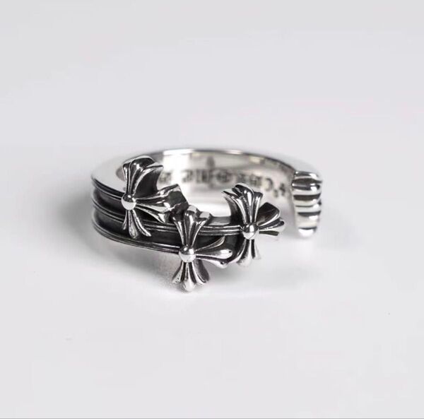 ☆新品☆ 指輪 リング シルバー925 silver クロス 刻印