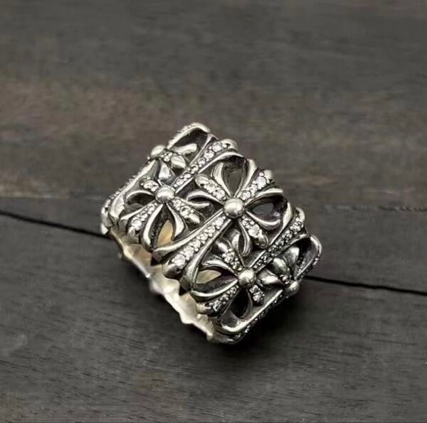 ☆新品☆ 指輪 リング シルバー925 silver クロス 刻印
