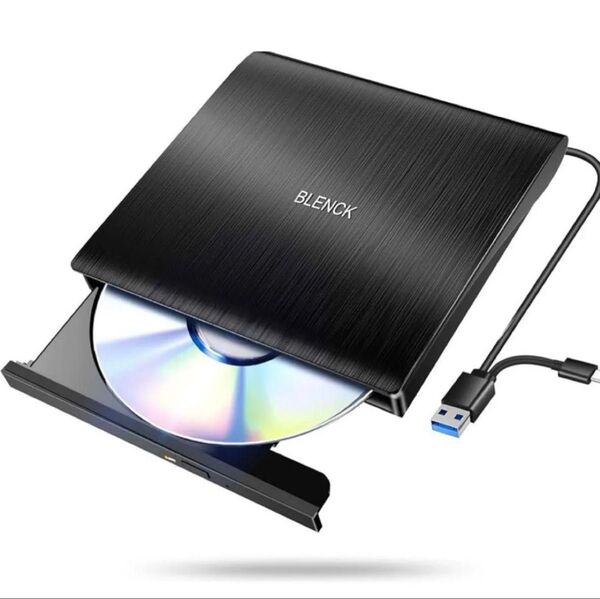 BLENCK 外付けCD・DVDポータブルドライブ