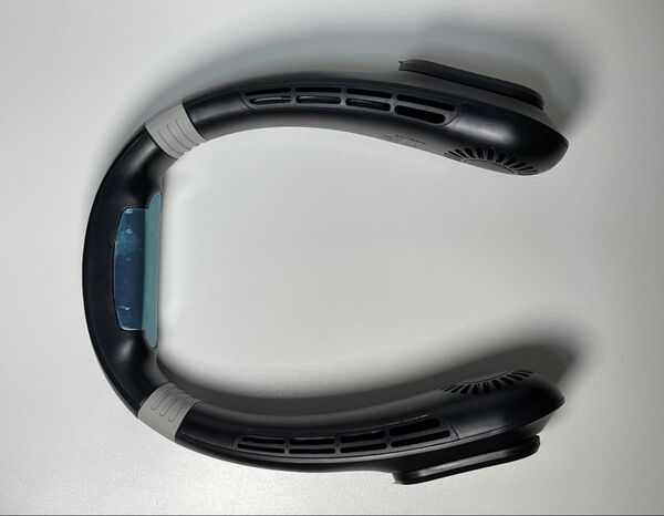 ネッククーラー 首掛け扇風機 静音 4000mAh 冷却プレート付き LED液晶 3段階風量