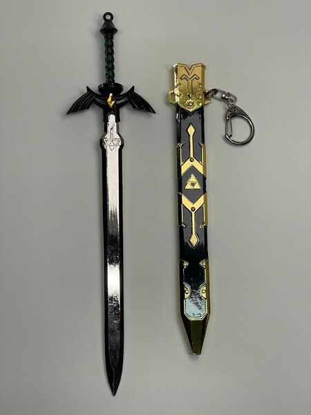 マスターソード ゼルダの伝説 キーホルダー 剣 武器アクセサリー21cm 95g