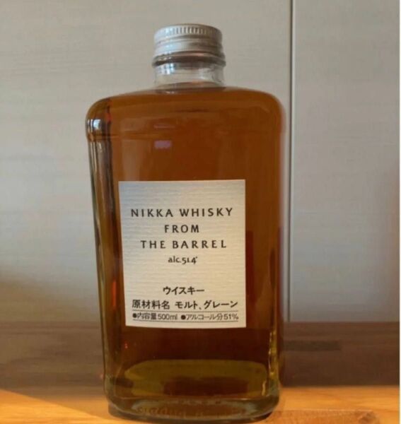 【新品】ニッカ フロムザバレル ウィスキー51度 箱なし 500ml