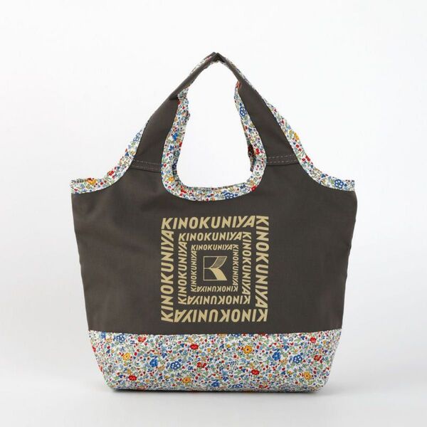 【新品】紀ノ国屋 リバティプリント ミニバッグ グレー Katie