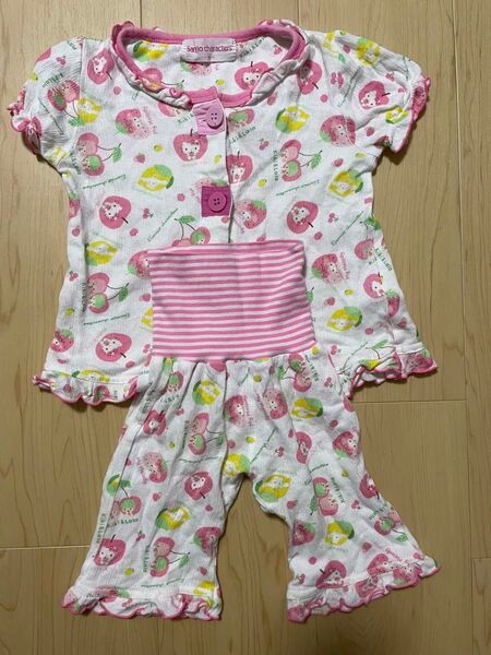 サンリオ ハローキティ マイメロ キキララ パジャマ 上下セット 腹巻き 女の子