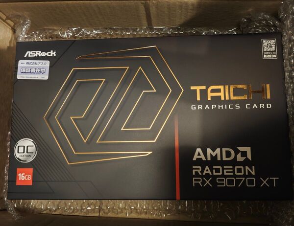 ASRock Radeon RX9070XT Taichi 新品未使用